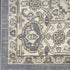 6' Blue Floral Power Loom Runner Rug