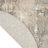 6' Gray Abstract Round Rug