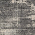 6' Gray Abstract Round Rug