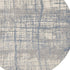 8' Ivory Abstract Round Rug
