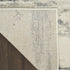 8' Blue Abstract Runner Rug