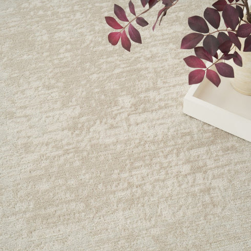6' X 9' Ivory Abstract Area Rug