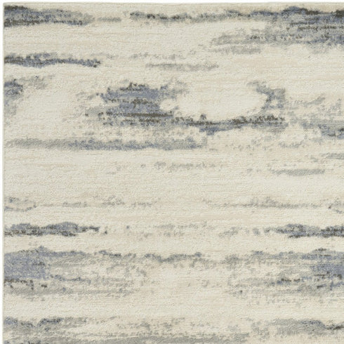 6' X 9' Blue Abstract Area Rug