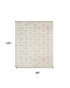 8' X 10' Beige Geometric Area Rug