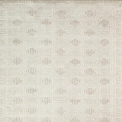 8' X 10' Beige Geometric Area Rug