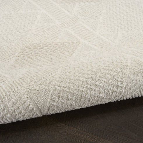 8' X 10' Beige Geometric Area Rug