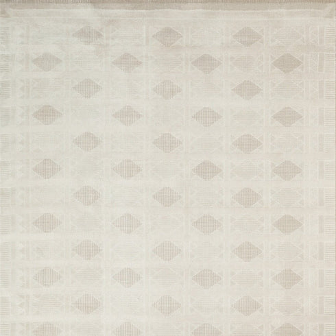 8' X 10' Beige Geometric Area Rug