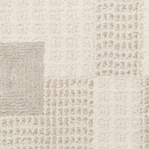 8' X 10' Beige Geometric Area Rug