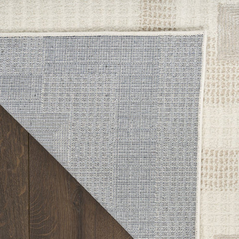 8' X 10' Beige Geometric Area Rug