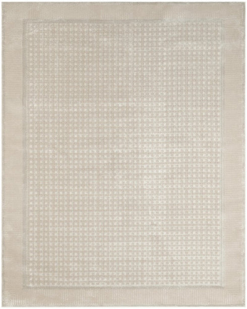 8' X 10' Beige Geometric Area Rug