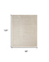 8' X 10' Beige Geometric Area Rug