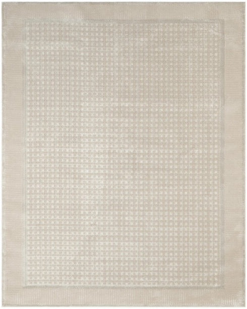 8' X 10' Beige Geometric Area Rug