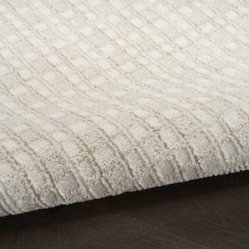 8' X 10' Ivory Geometric Area Rug