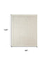 8' X 10' Ivory Geometric Area Rug