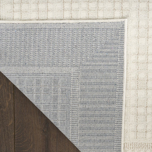 8' X 10' Ivory Geometric Area Rug