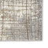 7' Ivory Abstract Runner Rug