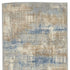 7' Beige Abstract Runner Rug
