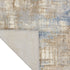 7' Beige Abstract Runner Rug
