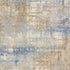 7' Beige Abstract Runner Rug