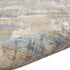 7' Beige Abstract Runner Rug
