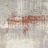 7' Gray Abstract Runner Rug