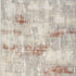 7' Gray Abstract Runner Rug