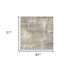 7' Gray Abstract Runner Rug