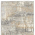 7' Gray Abstract Runner Rug