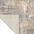 7' Gray Abstract Runner Rug