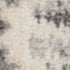 7' Gray Abstract Runner Rug