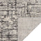 7' Gray Abstract Runner Rug