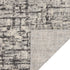 7' Gray Abstract Runner Rug
