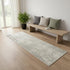 7' Gray Abstract Runner Rug