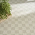 8' X 10' Ivory Checkered Area Rug