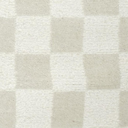 8' X 10' Ivory Checkered Area Rug