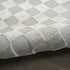 8' X 10' Gray Checkered Area Rug