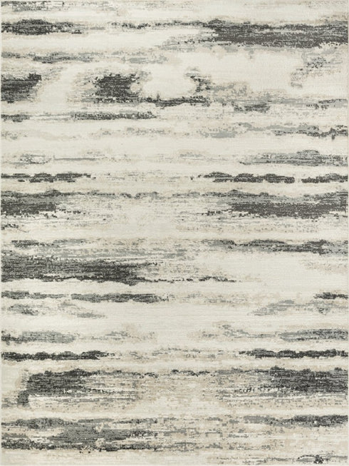 8' X 10' Gray Abstract Area Rug