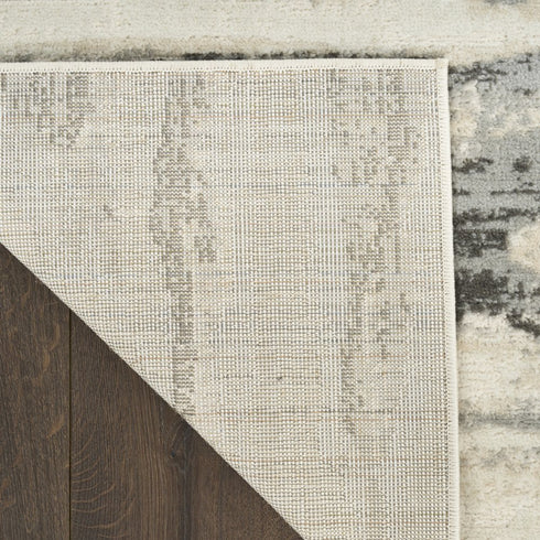 8' X 10' Gray Abstract Area Rug