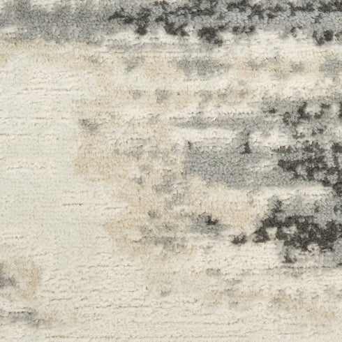 8' X 10' Gray Abstract Area Rug