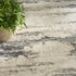 8' X 10' Gray Abstract Area Rug