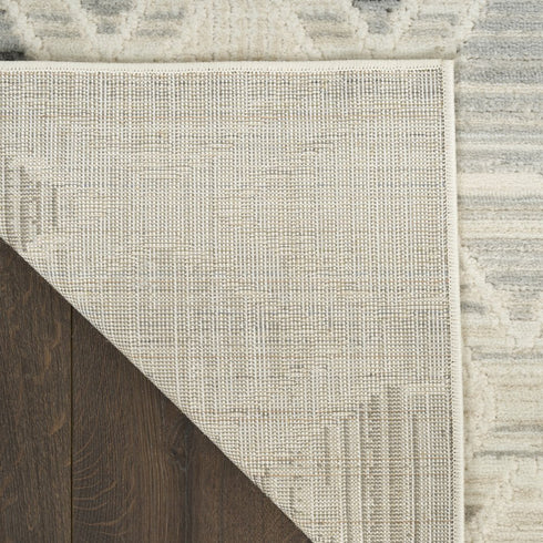 8' X 10' Beige Geometric Area Rug