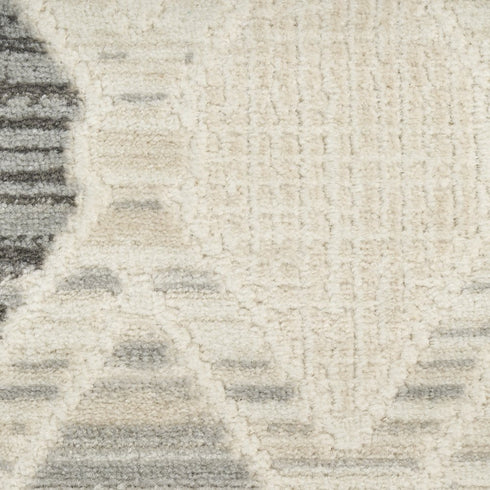 8' X 10' Beige Geometric Area Rug