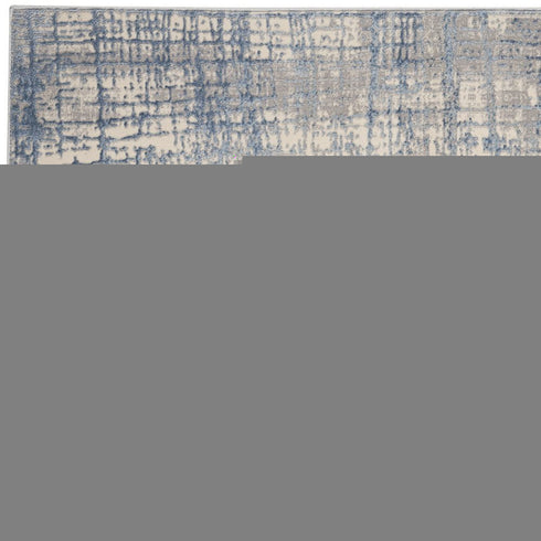 6' X 9' Ivory Abstract Area Rug