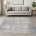 6' X 9' Ivory Abstract Area Rug