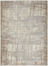 6' X 9' Ivory Abstract Area Rug
