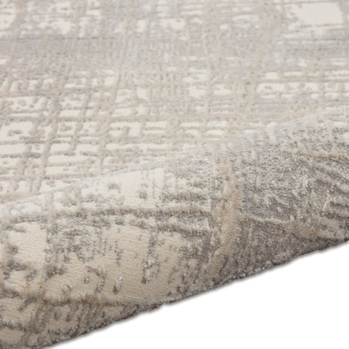 6' X 9' Ivory Abstract Area Rug