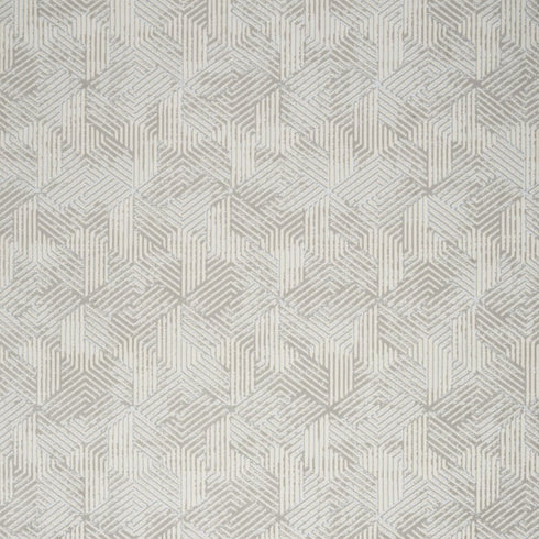6' X 9' Gray Geometric Area Rug