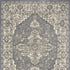 6' X 9' Blue Floral Area Rug