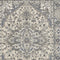 6' X 9' Blue Floral Area Rug