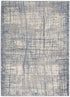 7' X 10' Ivory Abstract Power Loom Area Rug